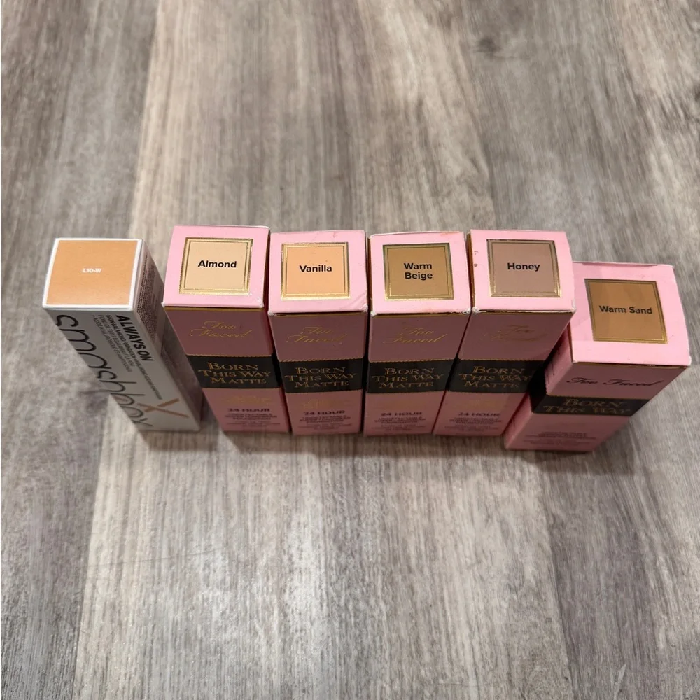 INDIVIDUAL* Too Faced + 24 Hour & Smash box foundation